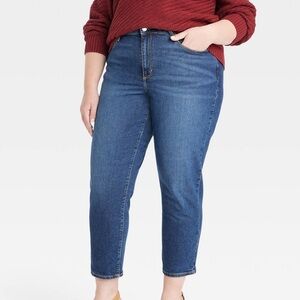 Universal Thread Women’s High-Rise Slim Straight Fit Jeans Medium Wash 10 Short